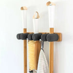 Full Circle Mop & Broom Organizer - Small - Grey