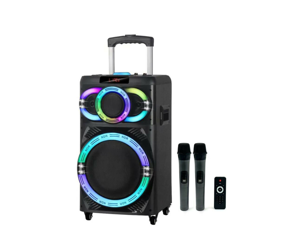 Portable Speaker | Amplifier | 12" | USB & Bluetooth & Radio | NDR-1270
