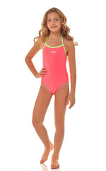 ZAGANO GIRLS SWIMSUIT Bora-coral