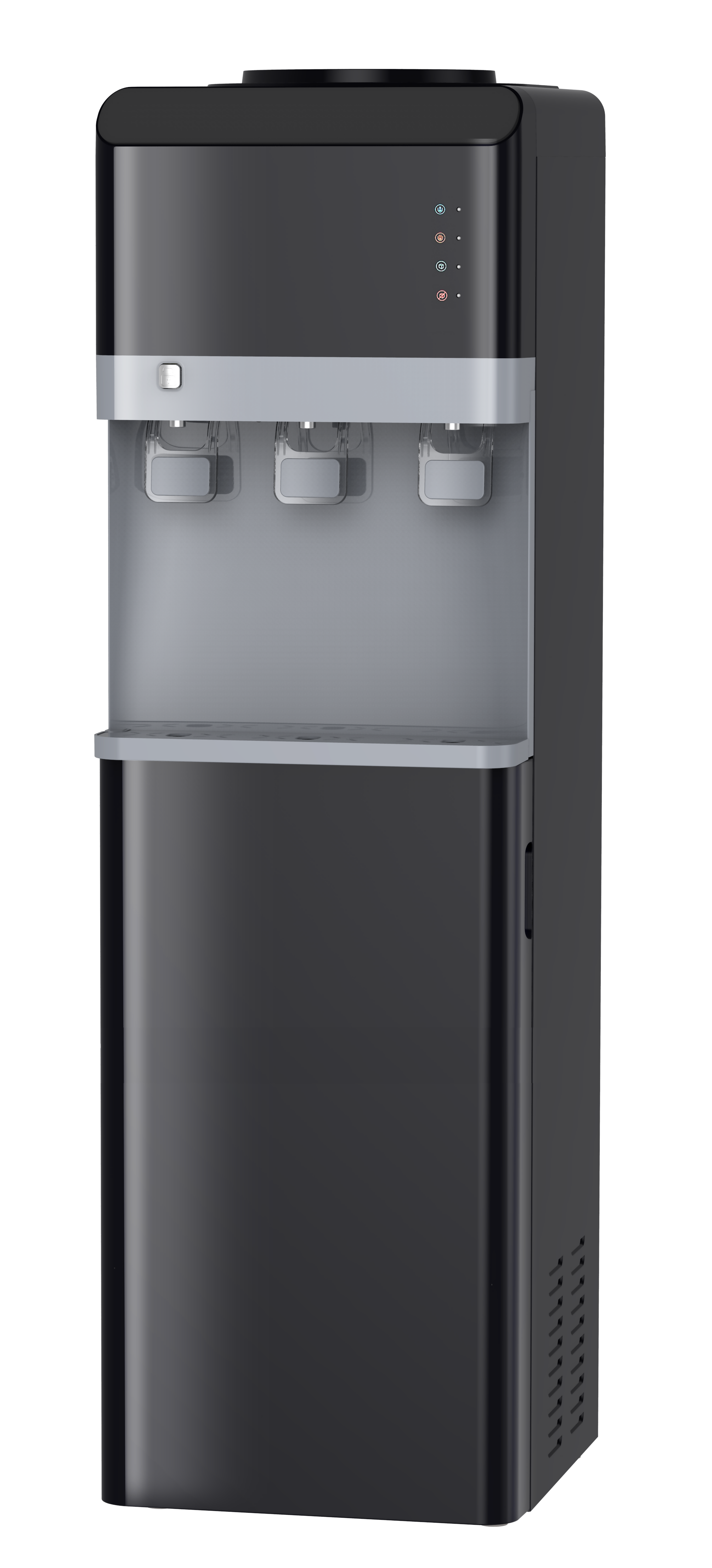 Superchef Top Loading Water Dispenser 3 Knobs Black