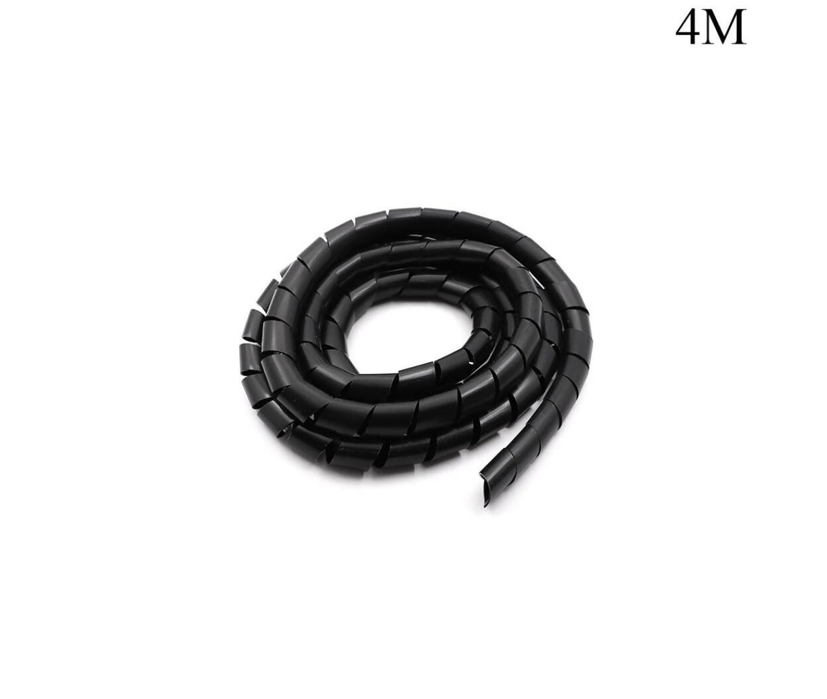 Cable Organizer | Flexible Spiral | 20mm | 4M | Black