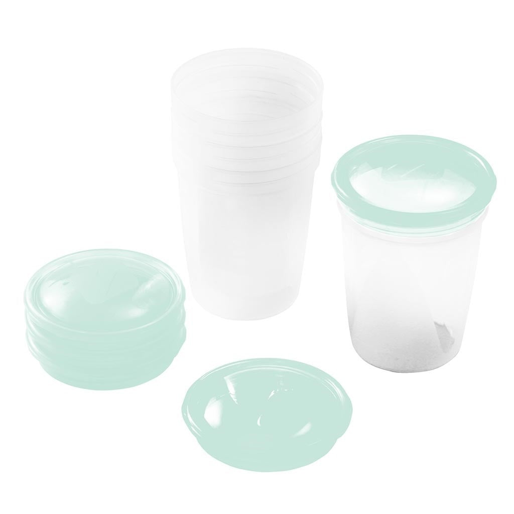 Milk storage containers with lids- 200 ml 4 pcs/pack