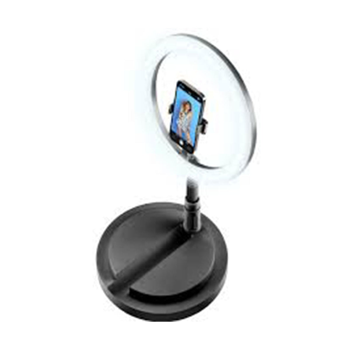 Cellularline Selfie Ring Foldable Bluetooth Black