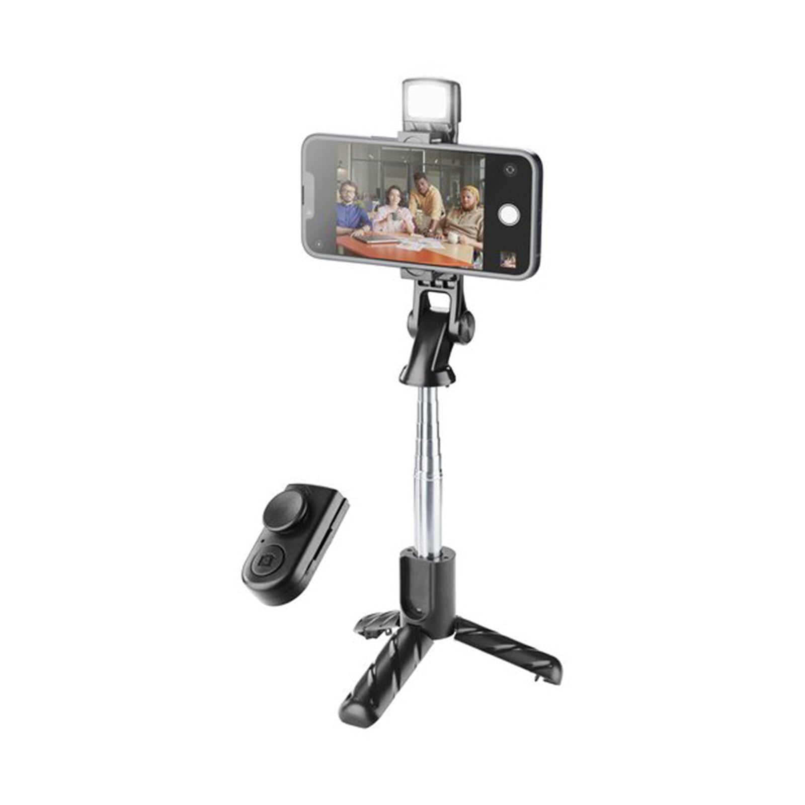 Cellularline Selfie Tripod Sparkle Blue