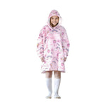 Noxxiez Sweet Print Cuddly Hoodie - S