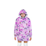 Noxxiez Sweet Print Cuddly Hoodie - XL