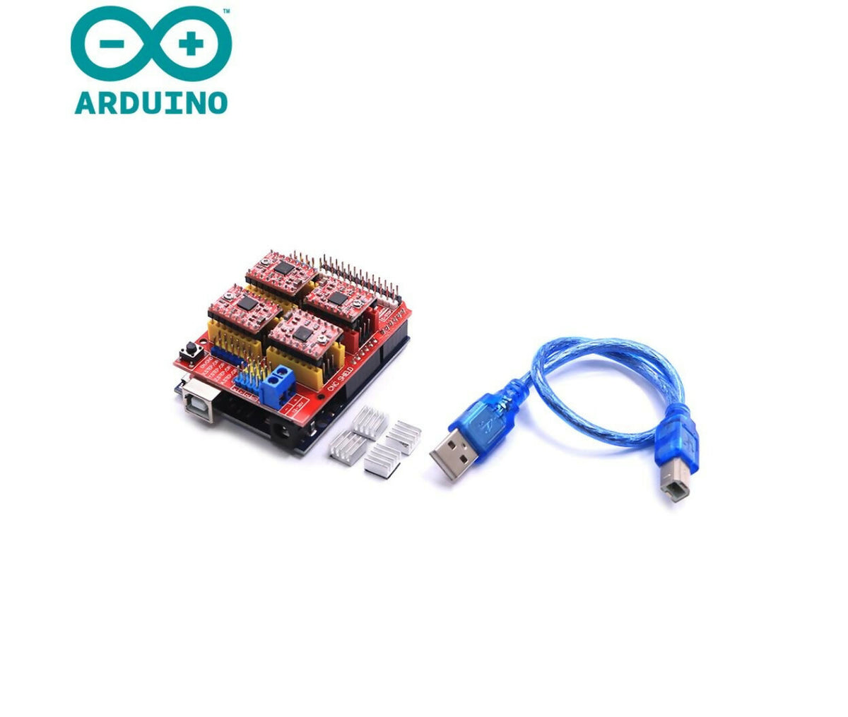 Arduino Shield | Stepper Motor Driver x4 | A4988
