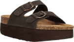 CRUZ Gaze W Leather Chunky Cork Sandal