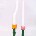 Candle Holders Set - Flowers