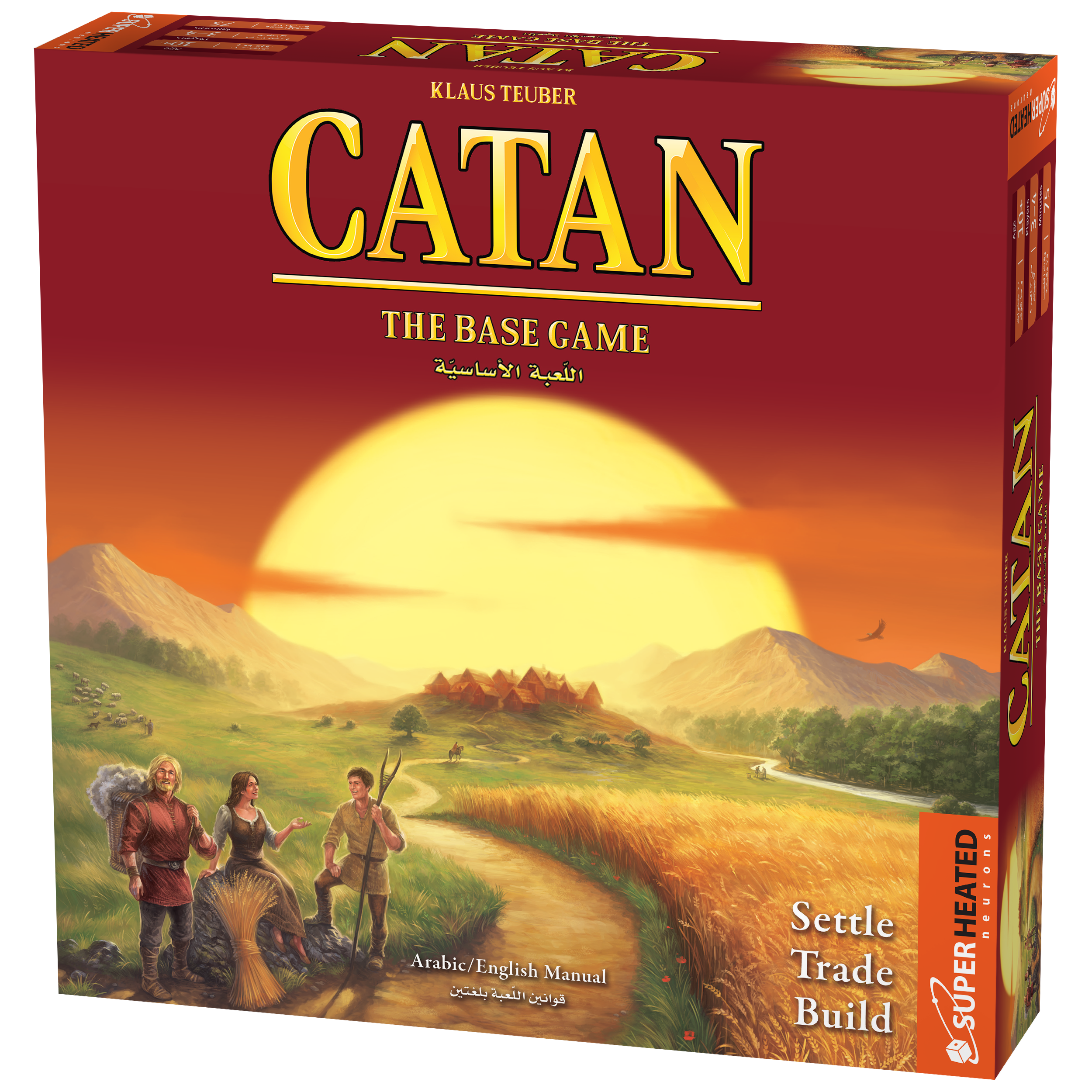 Catan Base Game 3-4 Players En/Ar