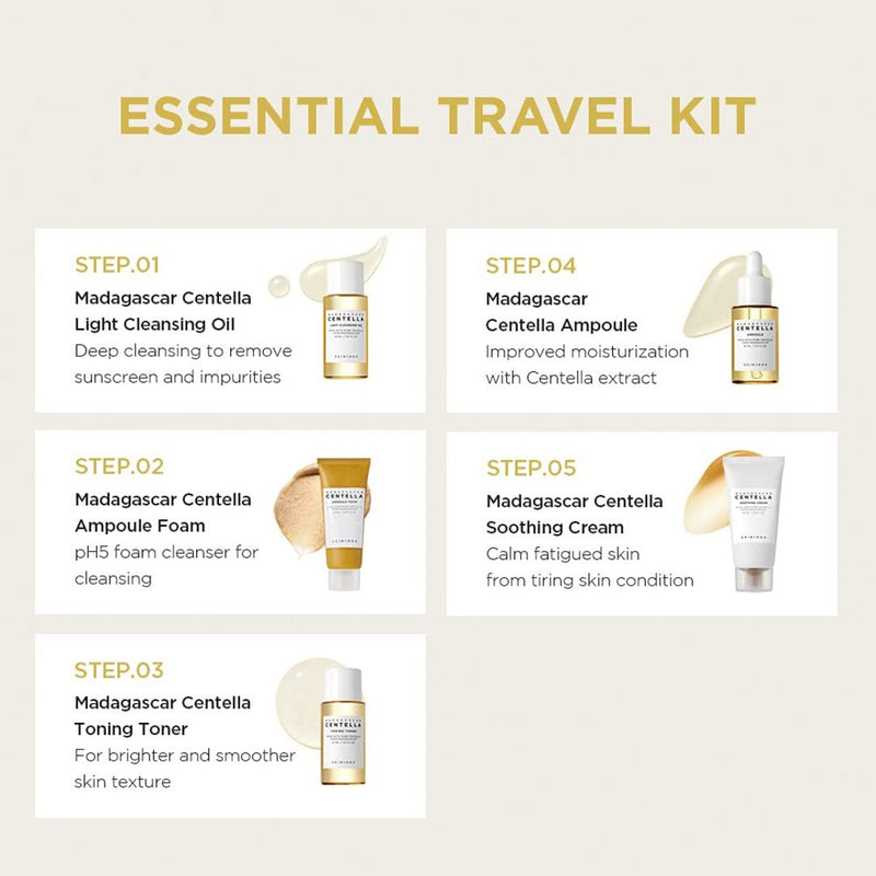Madagascar Centella Travel kit
