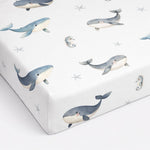 Koell: Cotton Sheet from the "Whales" Collection