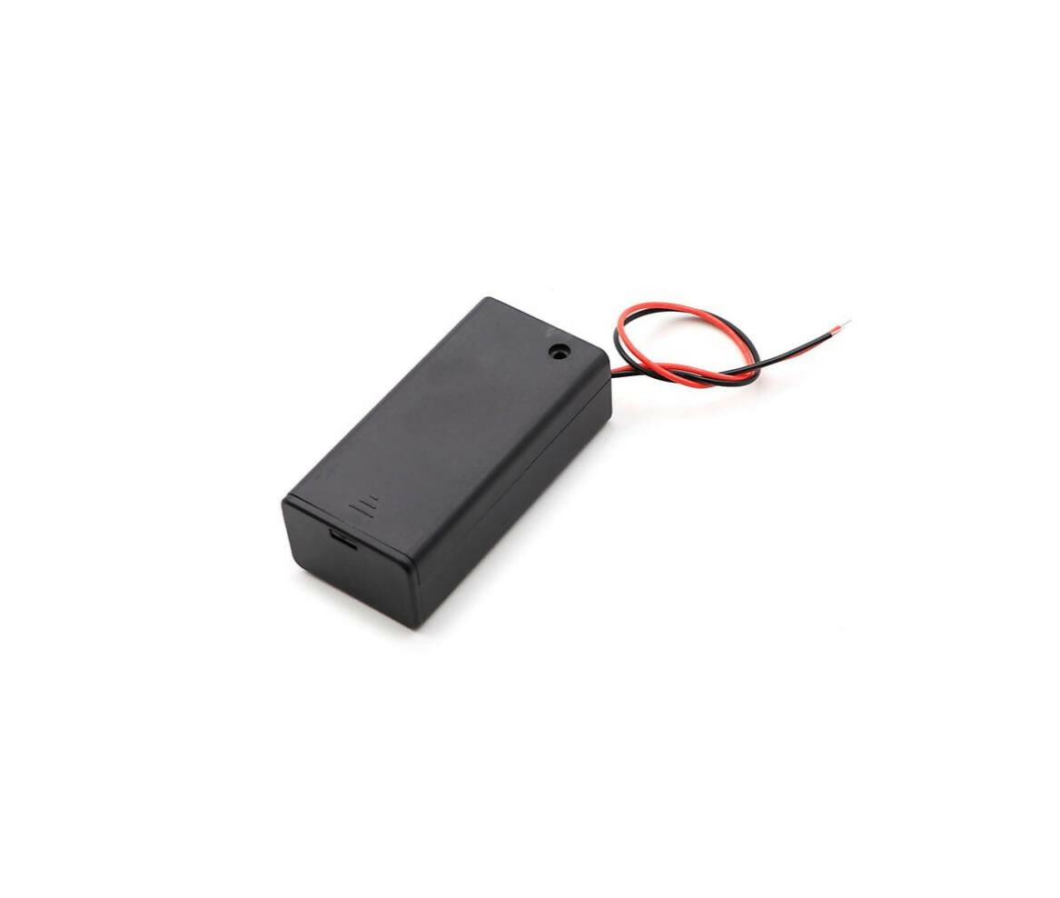 Battery Holder Storage | 9V | Switch & Cover
