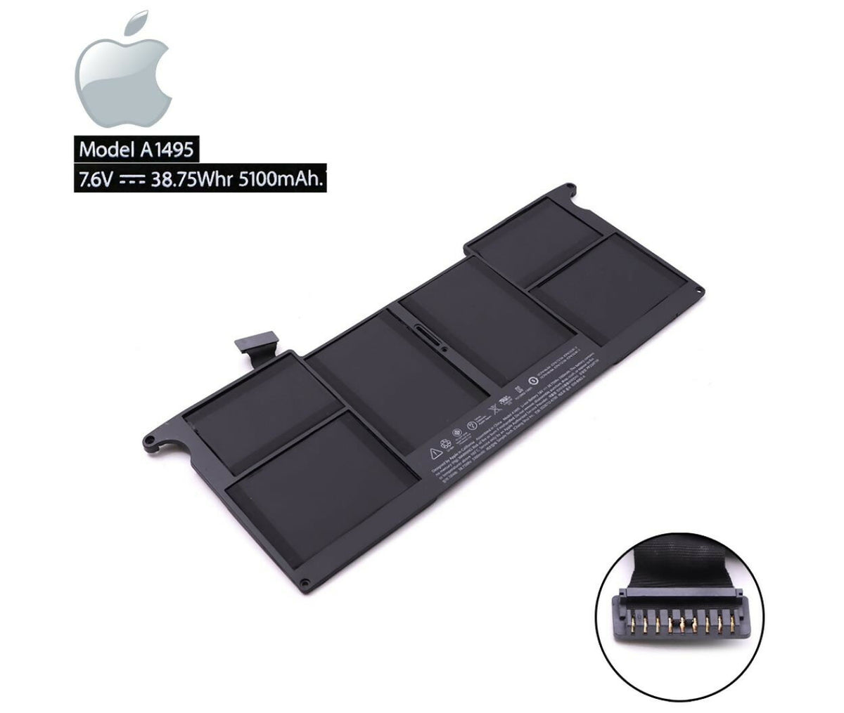 Laptop Battery | 7.6V 5.2Ah | Compatible With Apple A1495