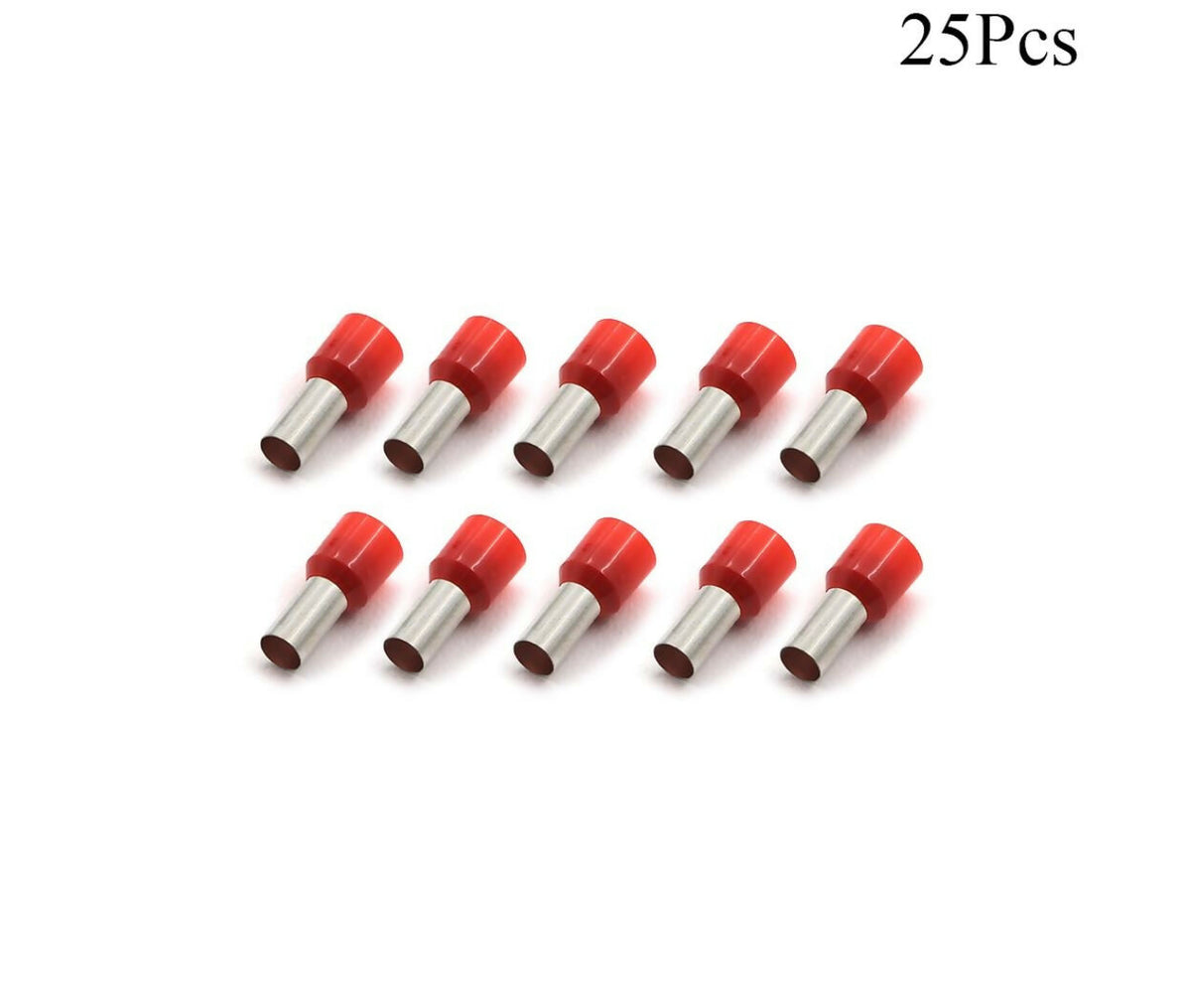 Cable Lugs Insulated Set | ET-35-16 | Cord End | 35mm | Red | 25pcs