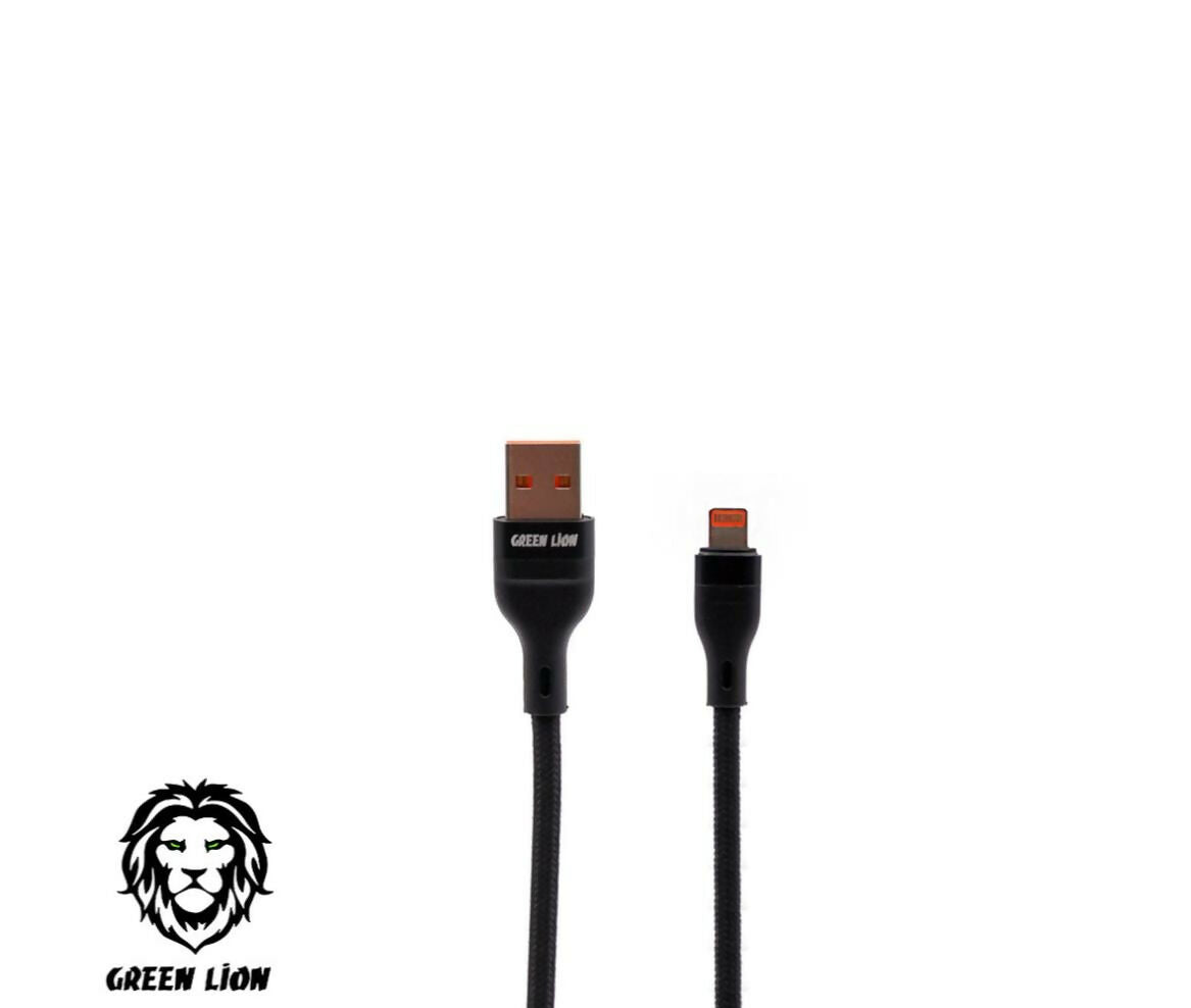 Mobile Cable | Data & Charging | USB-A - Lightning | Series 2 | 1M | Green Lion