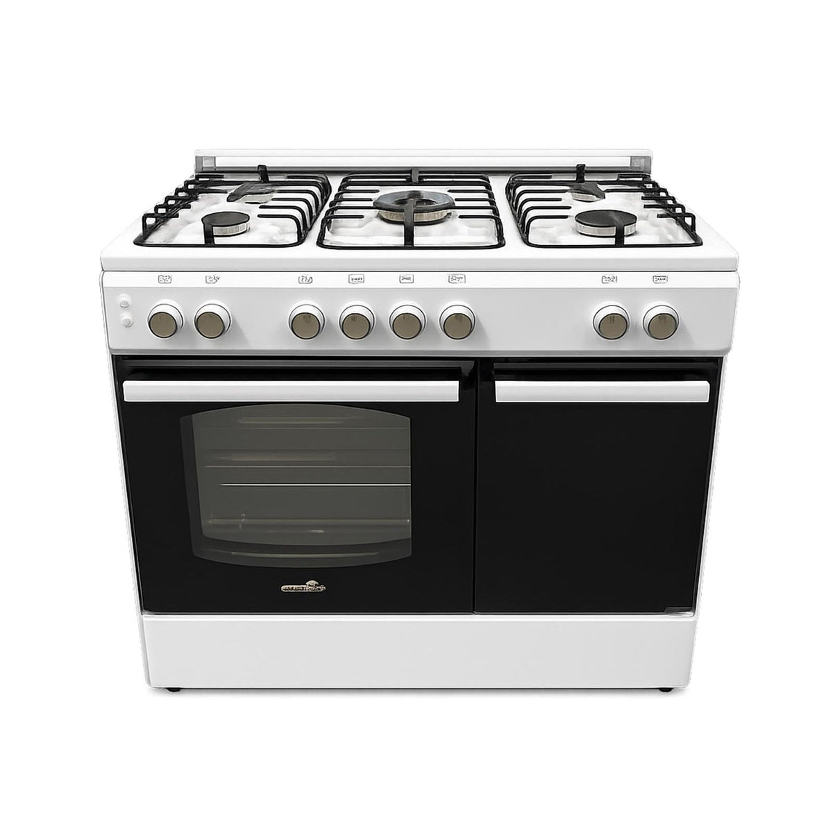SUPER CHEF Cooker Bottle 90Cm 5 Gas Burners White