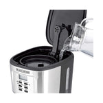 Black+Decker Coffee Maker LCD Display 900w 12 Cups Stainless
