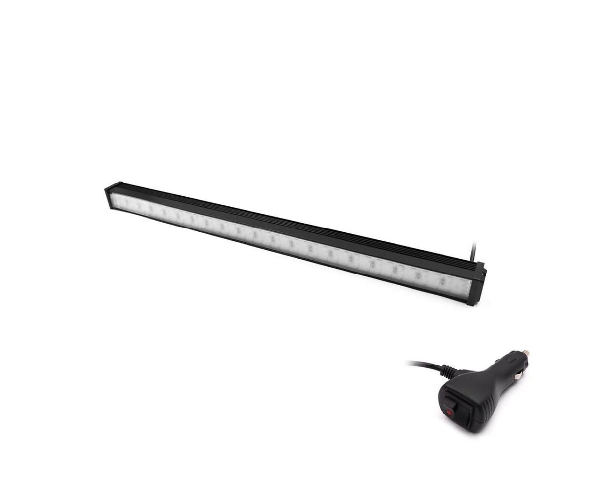 Car Exterior Police Lighting | Windshield Bar 80x LED | Red & Blue