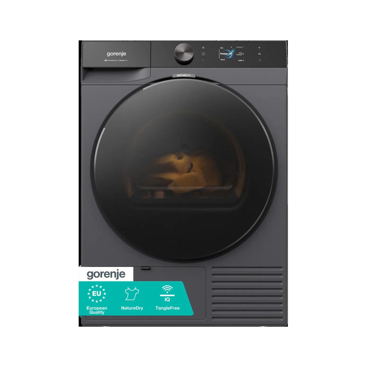 GORENJE Dryer 10 KG Heat Pump NatureDry Titanium