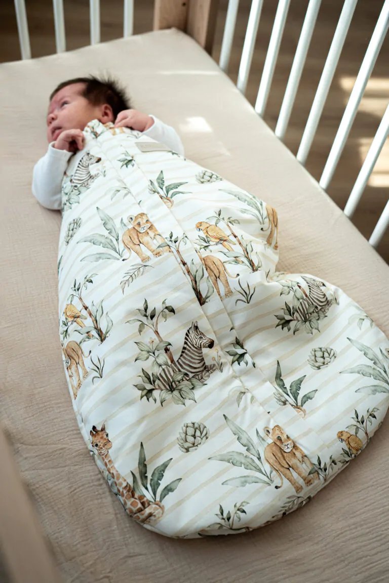 Koell: Baby Sleeping Bag for Crib - "Safari"