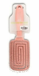 SQUARE FLEXIBLE VENT PINK HAIR BRUSH