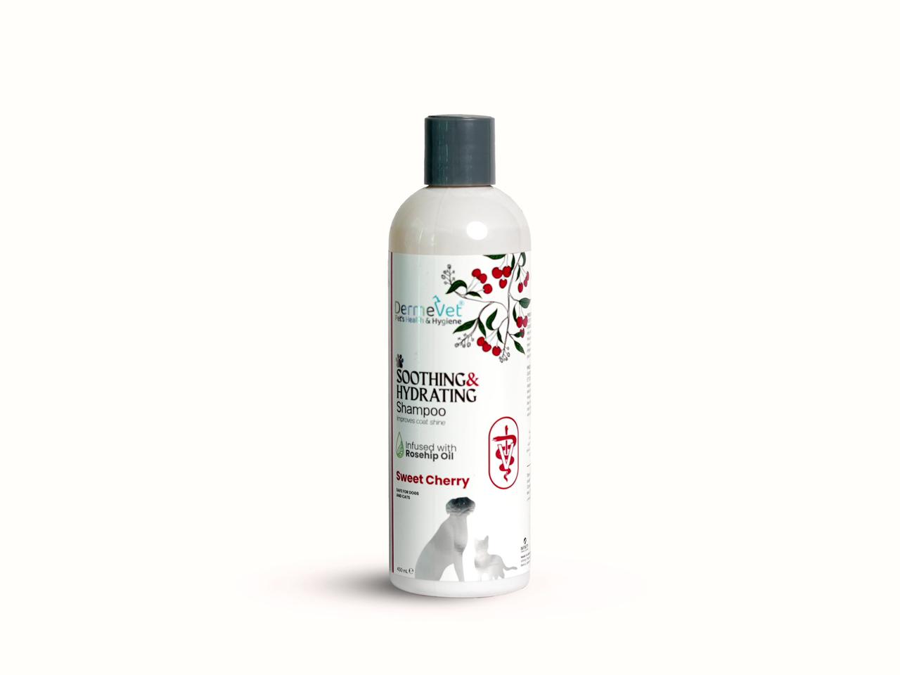 Dermevet Soothing & Hydrating Shampoo - Sweet Cherry 450ml