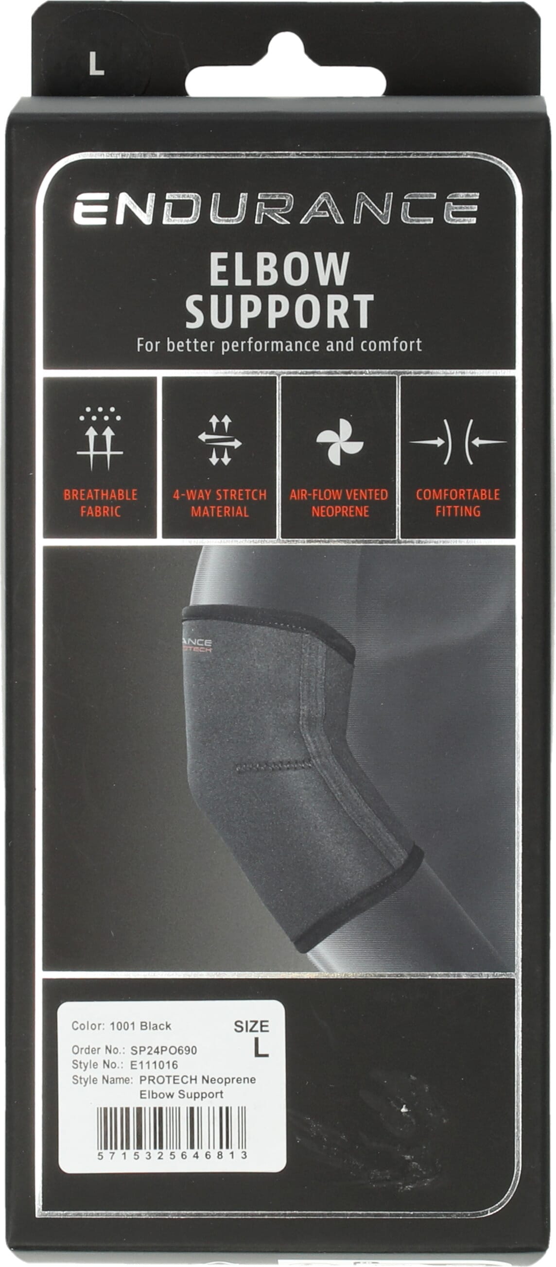 ENDURANCE PROTECH NEOPRENE ELBOW SUPPORT