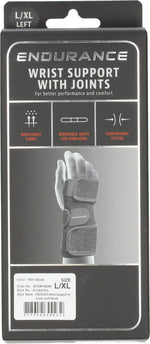 ENDURANCE PROTECH WRIST SUPPORT W/ JOINTS (RIGHT HAND)