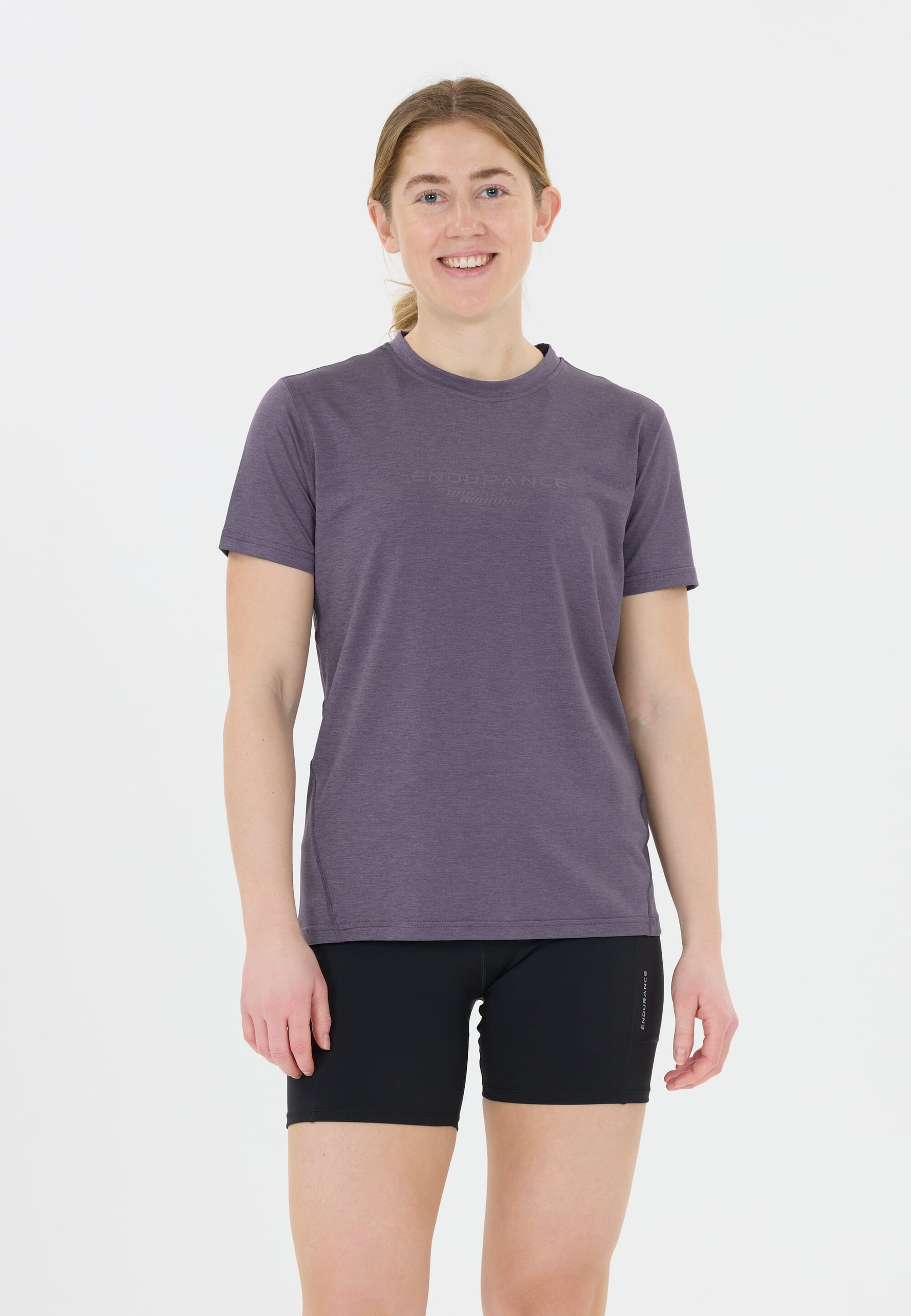 ENDURANCE WANGE W MELANGE S/S TEE