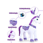 Ponycycle Riding Purple Horse - 4-8 Years