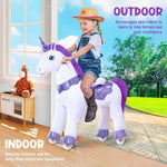 Ponycycle Riding Purple Horse - 4-8 Years