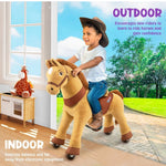 Ponycycle Riding Brown Horse - 3-4 Years