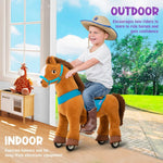 Ponycycle Riding Light Brown Horse - 3-4 Years