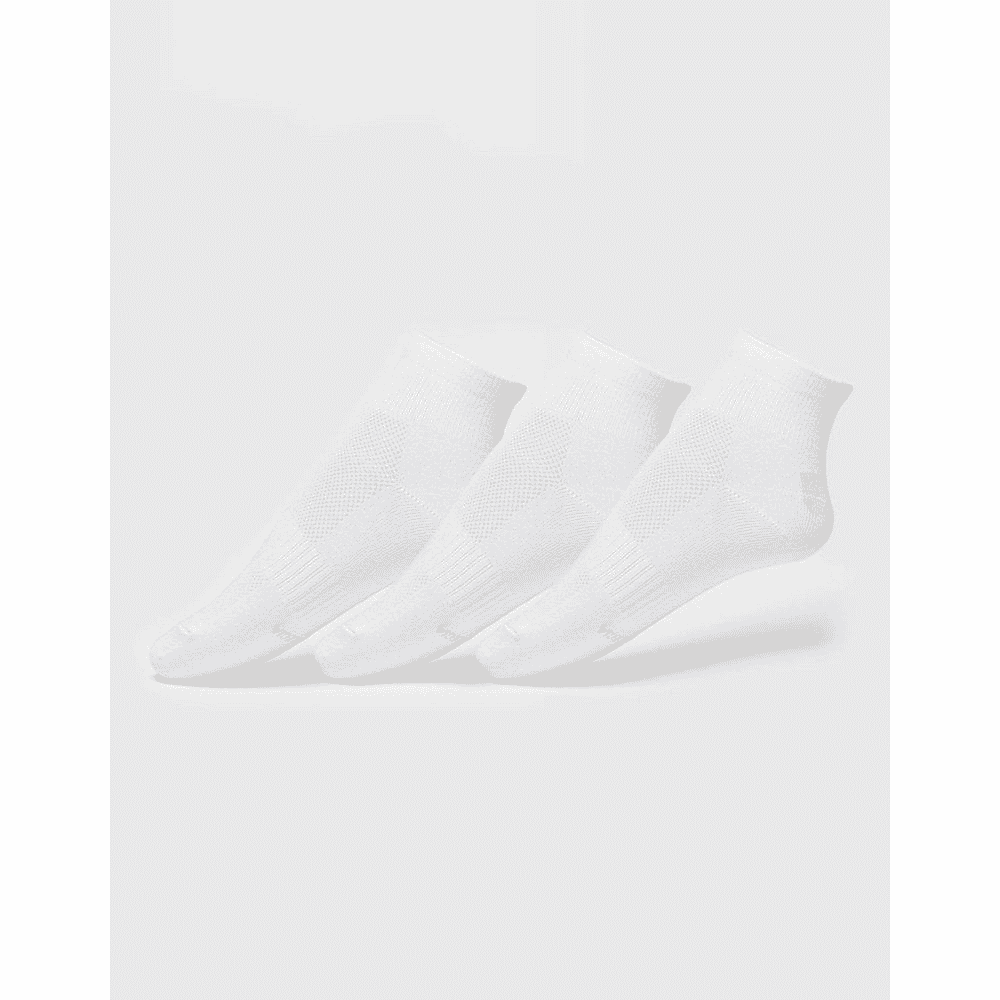 ATHLECIA COMFORT-MESH SUSTAINABLE QUARTER CUT SOCK 3-PACK