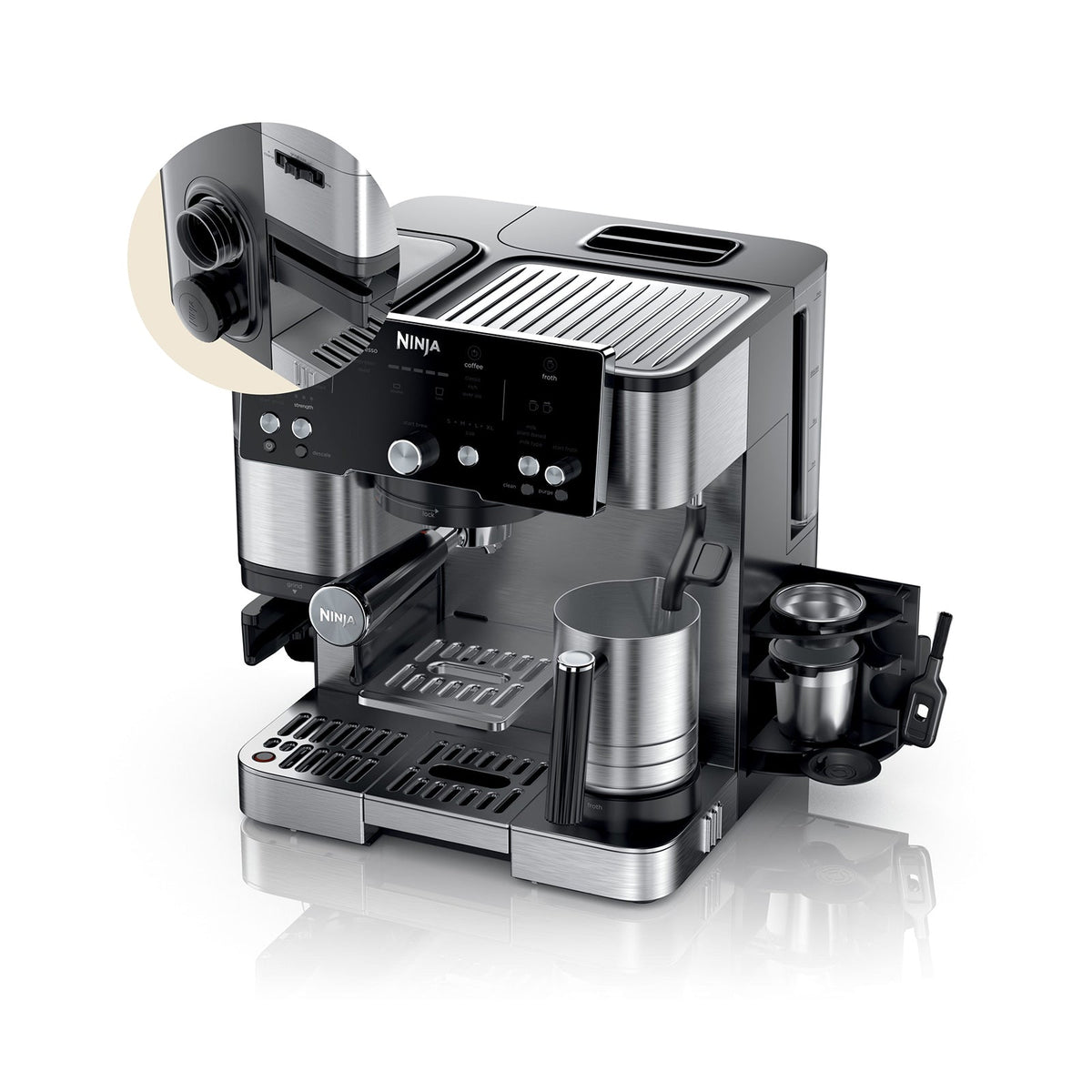 Ninja Cafetera Expresso 2 en 1 Ninja Luxe