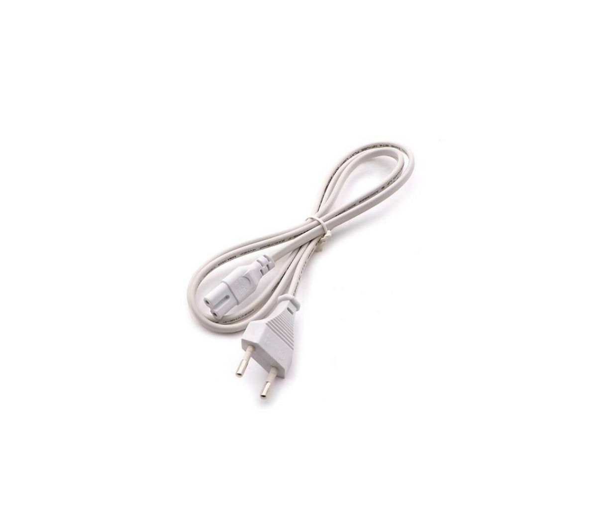 Power Cable | EU Plug - 2-Prong | 2x0.75mm | White | 1.5M