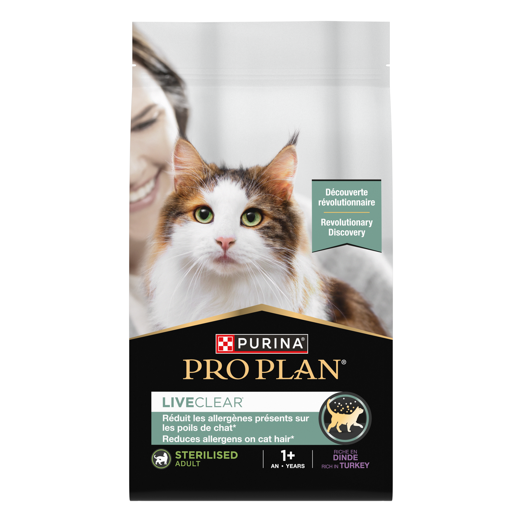 PRO PLAN LIVECLEAR ADULT STERILIZED TURKEY 1.4KG