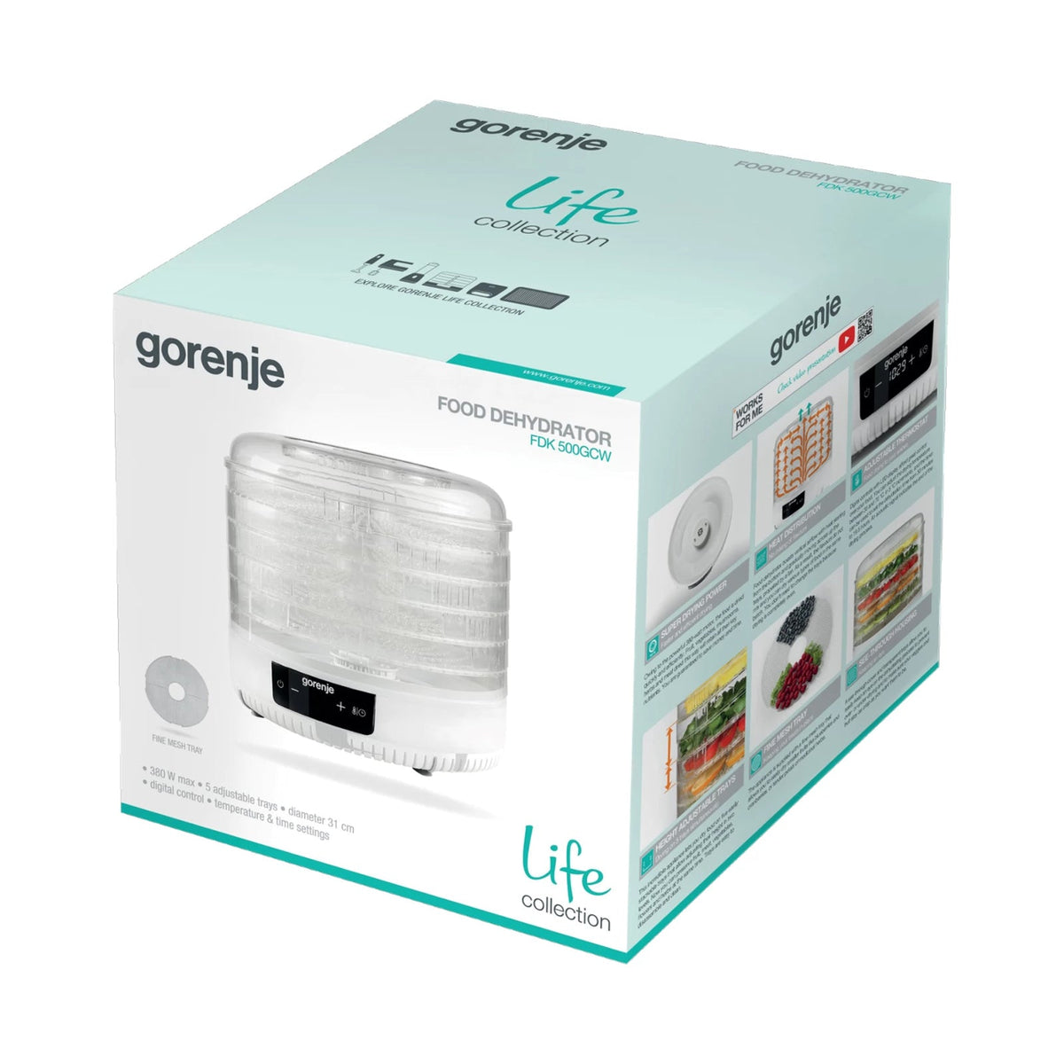 Gorenje Dehydrator 380W 5 layers
