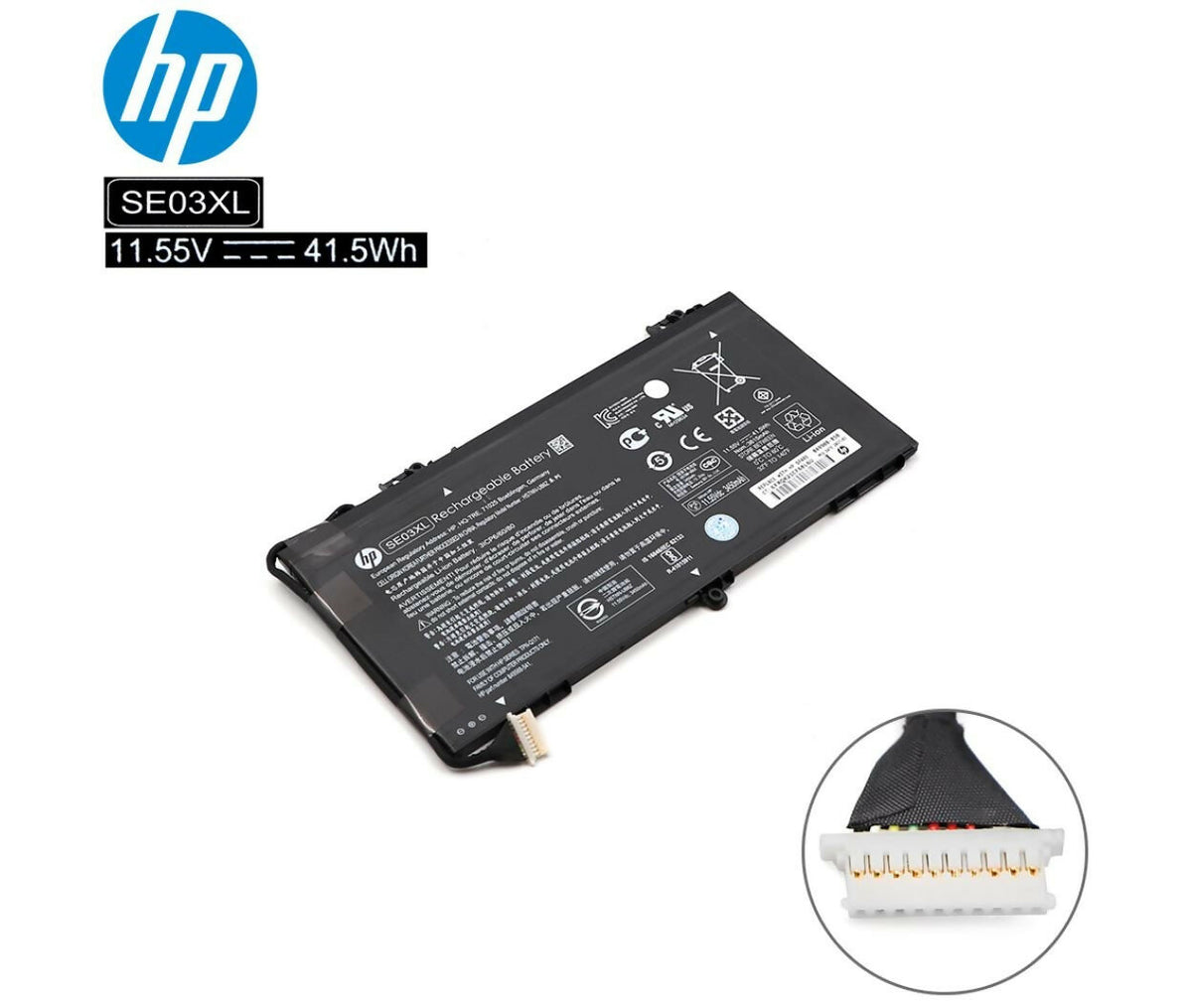 Laptop Battery | 11.55V 3.45Ah | HP SE03XL Original