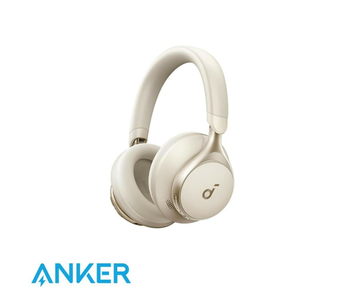 Soundcore by Anker, Space One, Active Noise Cancelling Headphones - Beige