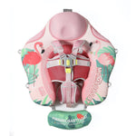 Mambobaby Non-Inflatable Chest Baby Float with Canopy - Flamingo