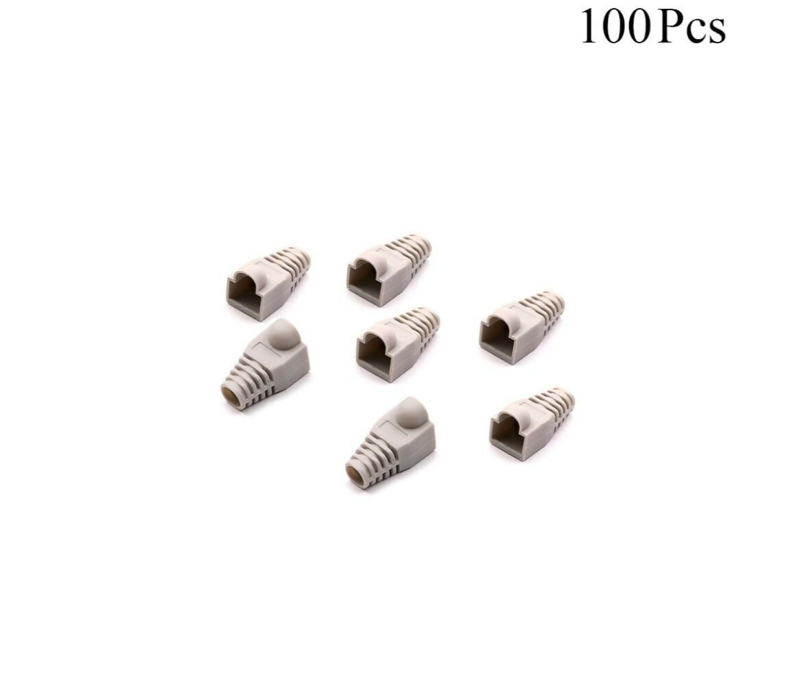 Network Plug | RJ45 Cover | Gray | 100pcs