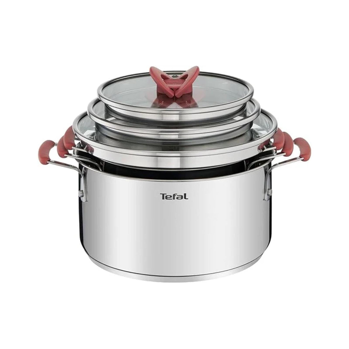 Tefal OPTI'SPACE SET 6 pcs INOX