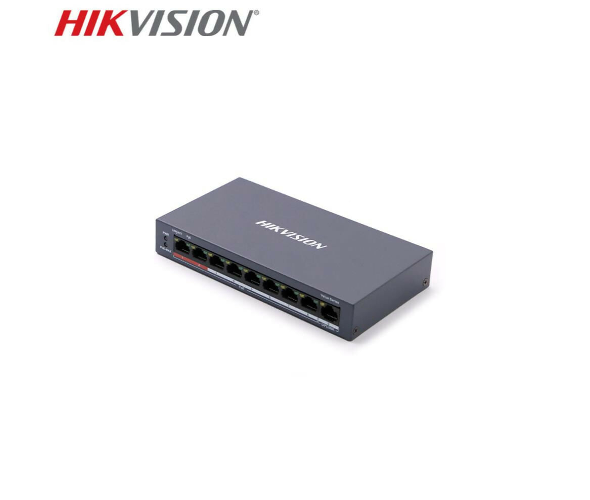 Network Switch | 8-Port | Unmanaged | POE | 1x Uplink Port | HikVision