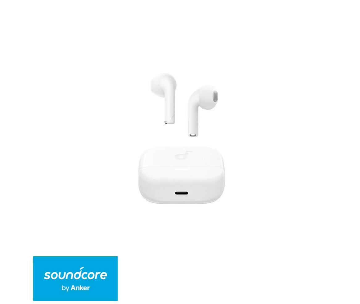 Soundcore K20i by Anker, Semi-in-Ear Earbuds - White