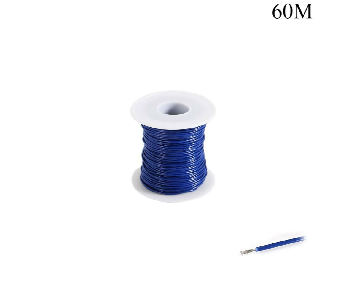 Single Core Copper Wire | 0.5mm x 60M | Blue