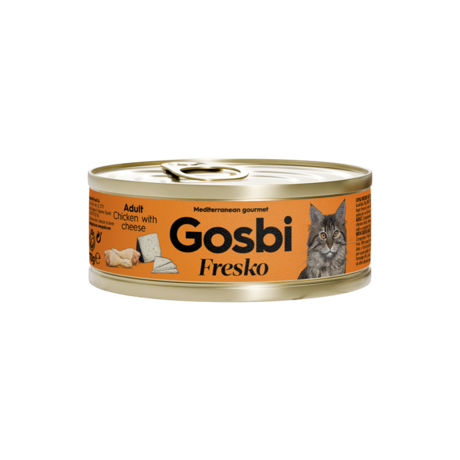 Gosbi - Fresko Cat Adult Chicken With Cheese 70G