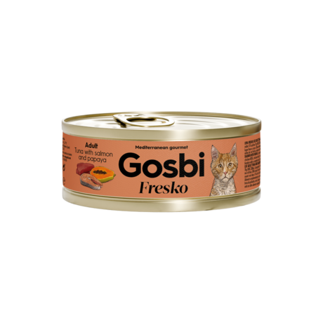 Gosbi - Fresko Cat Adult Tuna And Salmon With Papaya 70G
