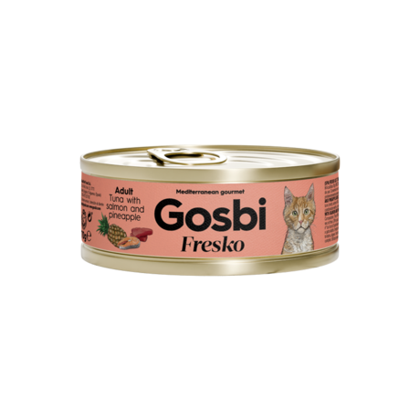 Gosbi - Fresko Cat Adult Tuna With Salmon And Pineapple Adult 70G